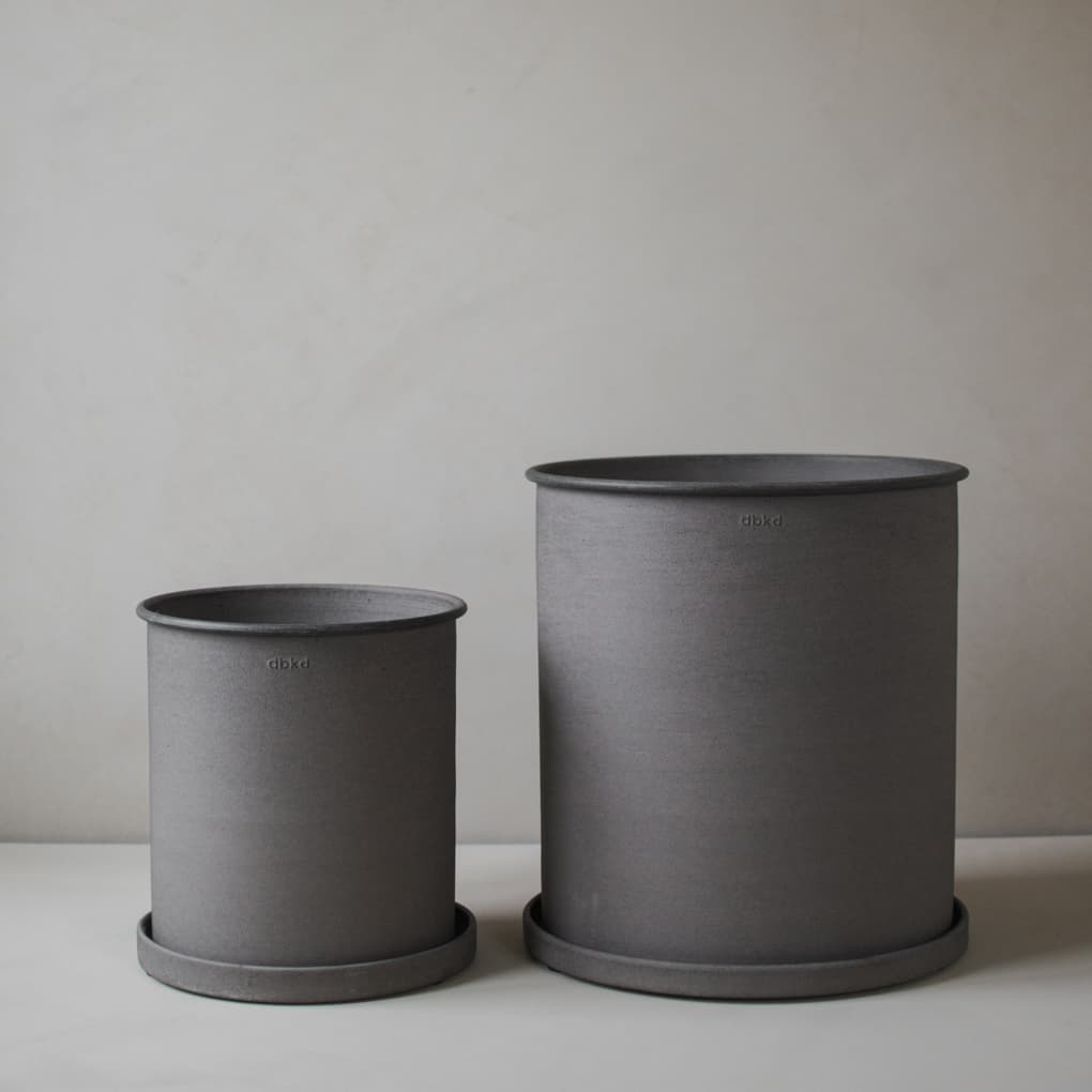 Plant Pot Pot Beige Large 2-pakkaus