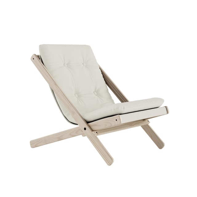 Boogie Loungetuoli Luonnollinen/Valkoinen