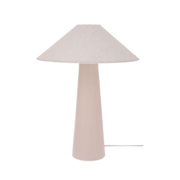 Cone lampunjalka vaalea matta nahka 40cm