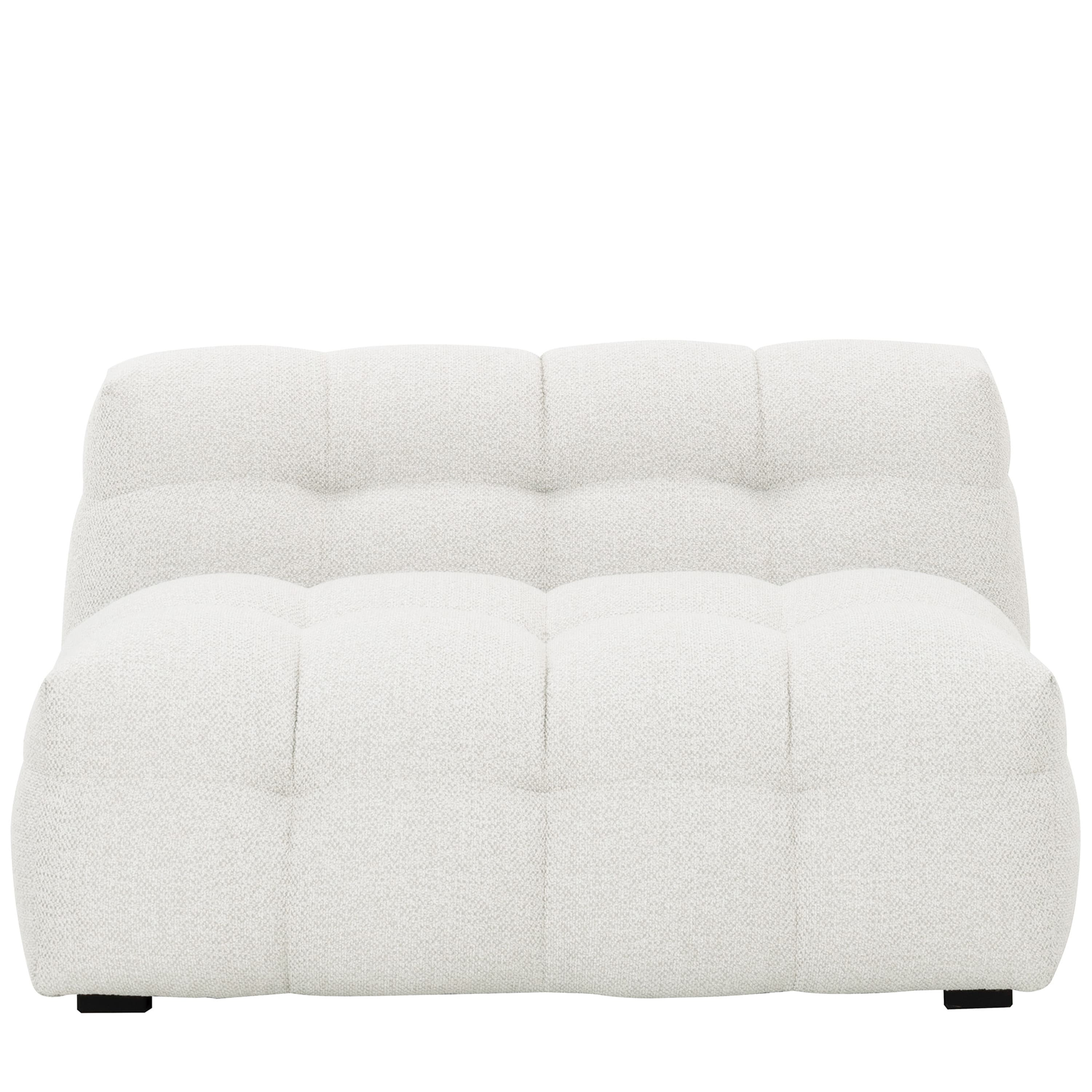 Billie Loungetuoli Ivory Bouclé 120cm