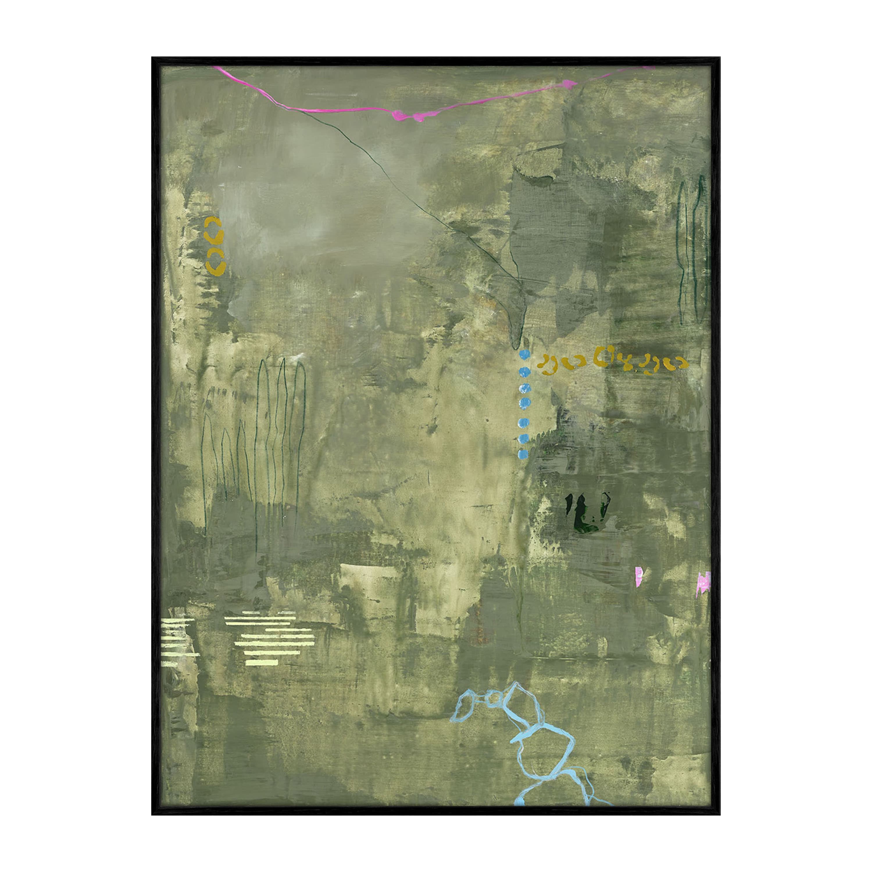 Green Petite Taulu Musta Kehys 90x120