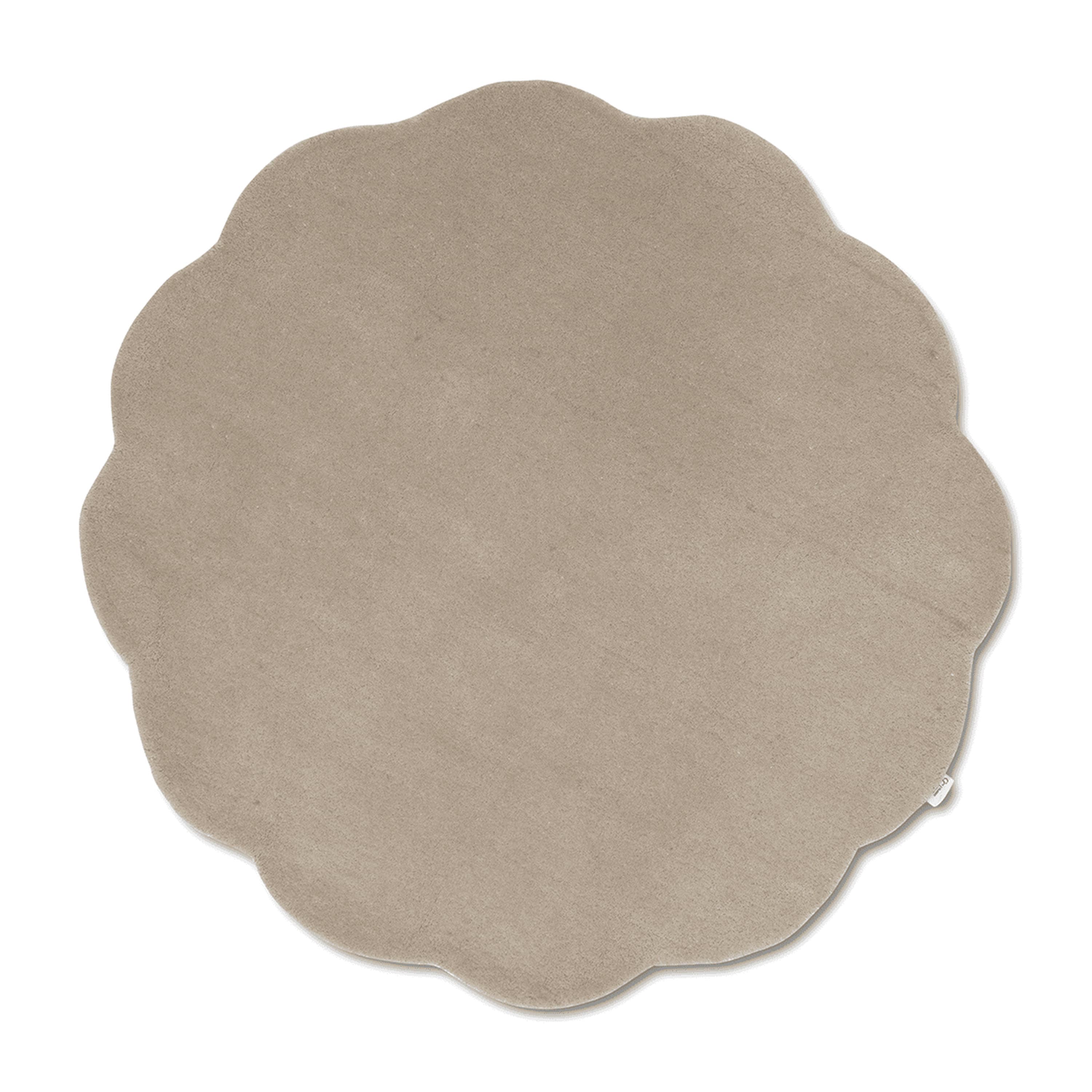 Matto Shell Beige Ø120