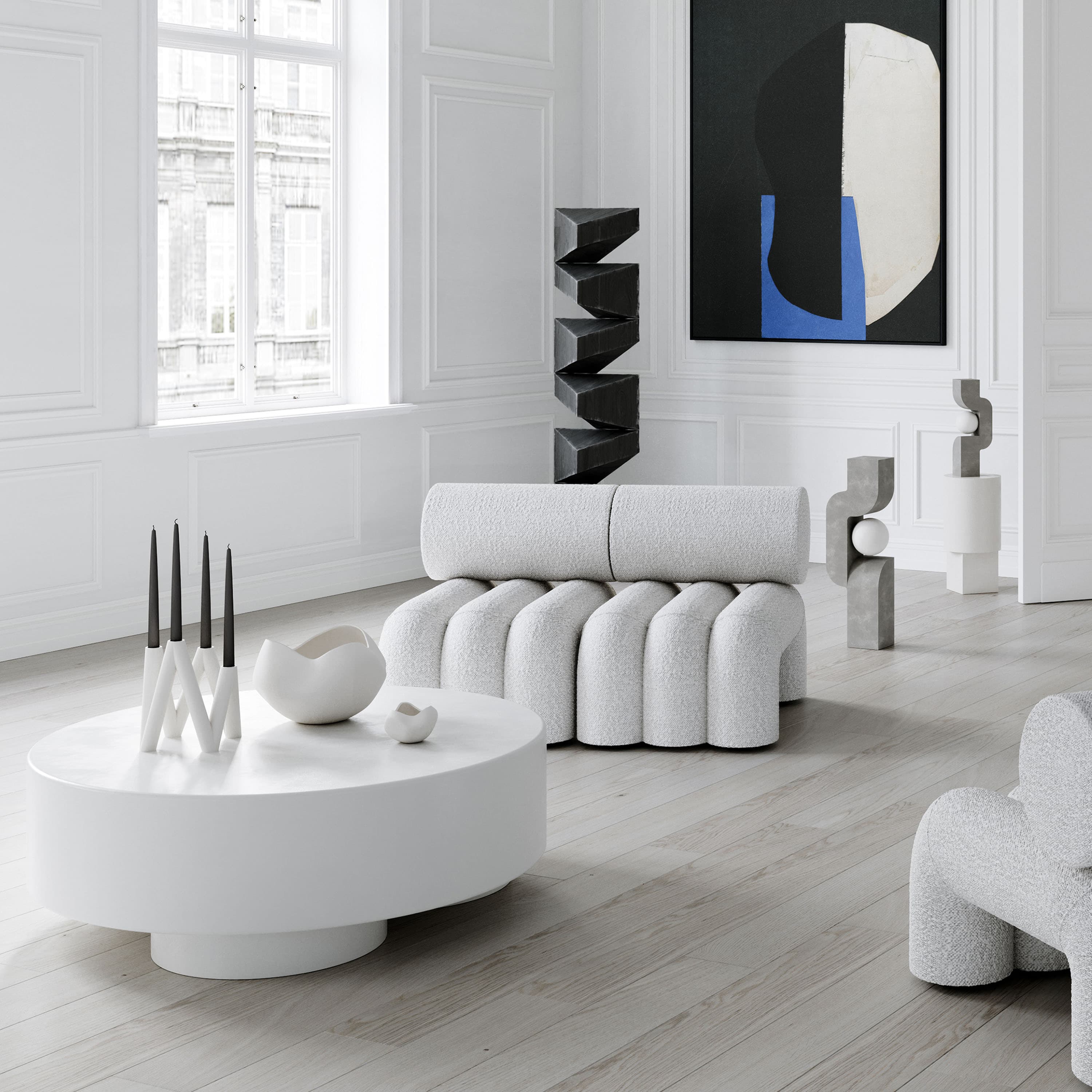 Curve Kulho Bone White Big