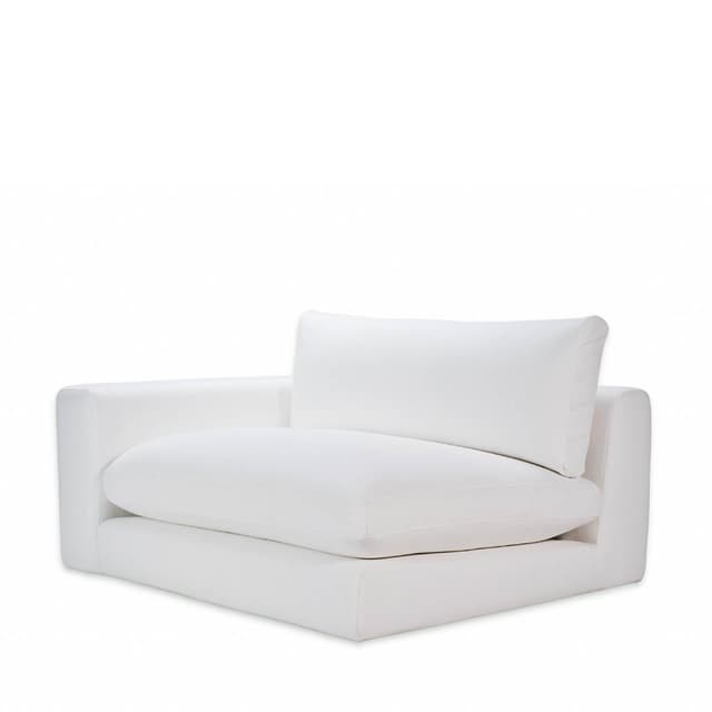 Capri 1,5 istuttava sohvaosa vasen käsinoja valkoinen 142cm