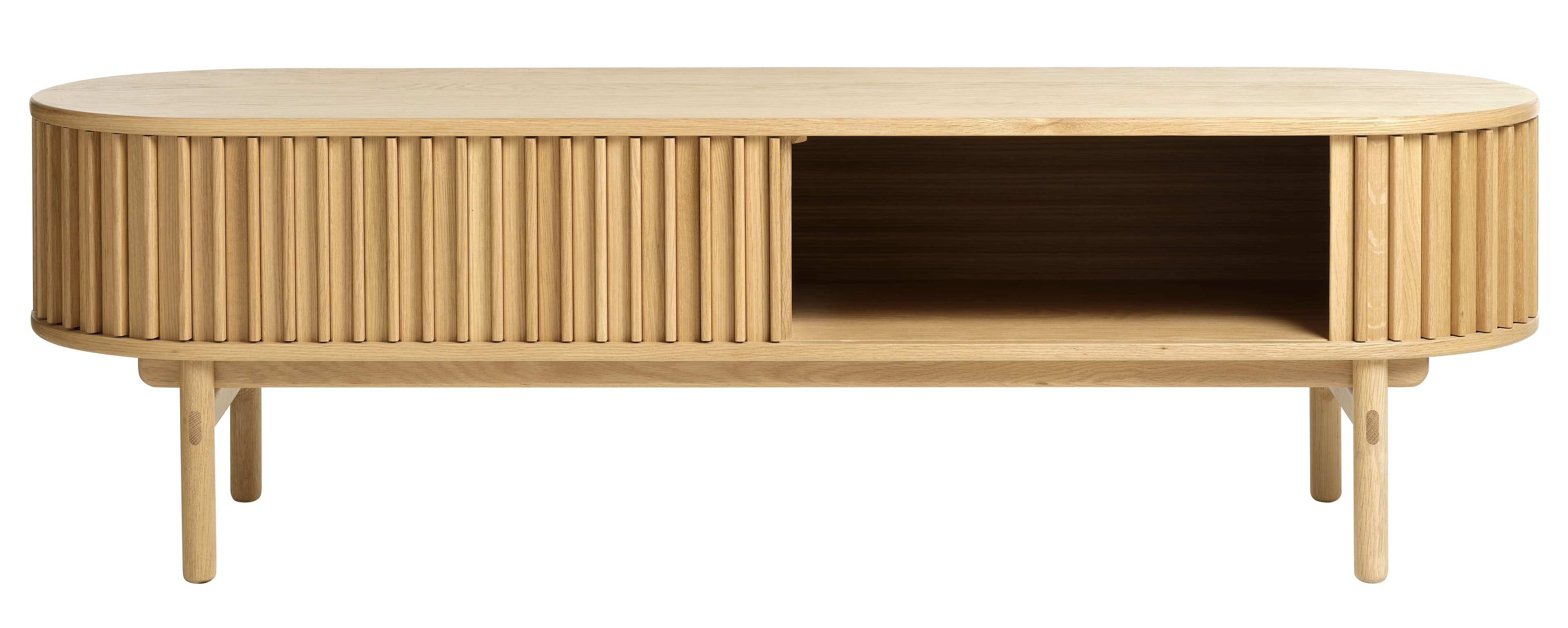 Alice TV-taso Natural Oak 160cm