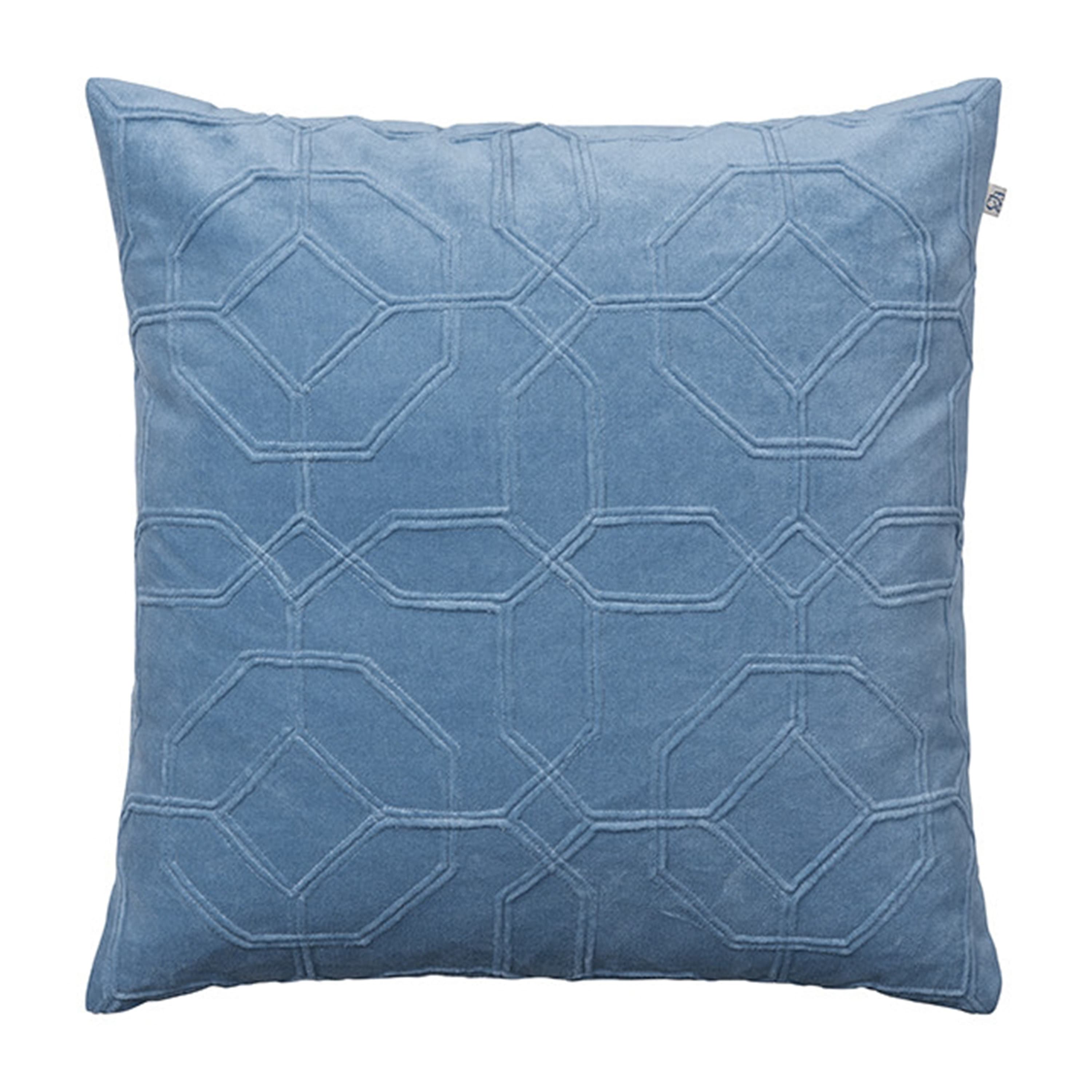 Nandi Tyynynpäällinen Sametti Taivaansininen 50x50
