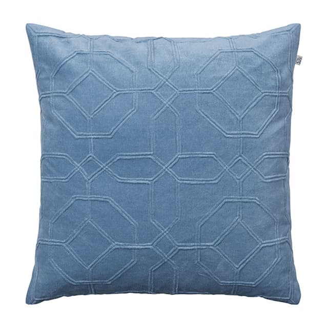Nandi Tyynynpäällinen Sametti Taivaansininen 50x50
