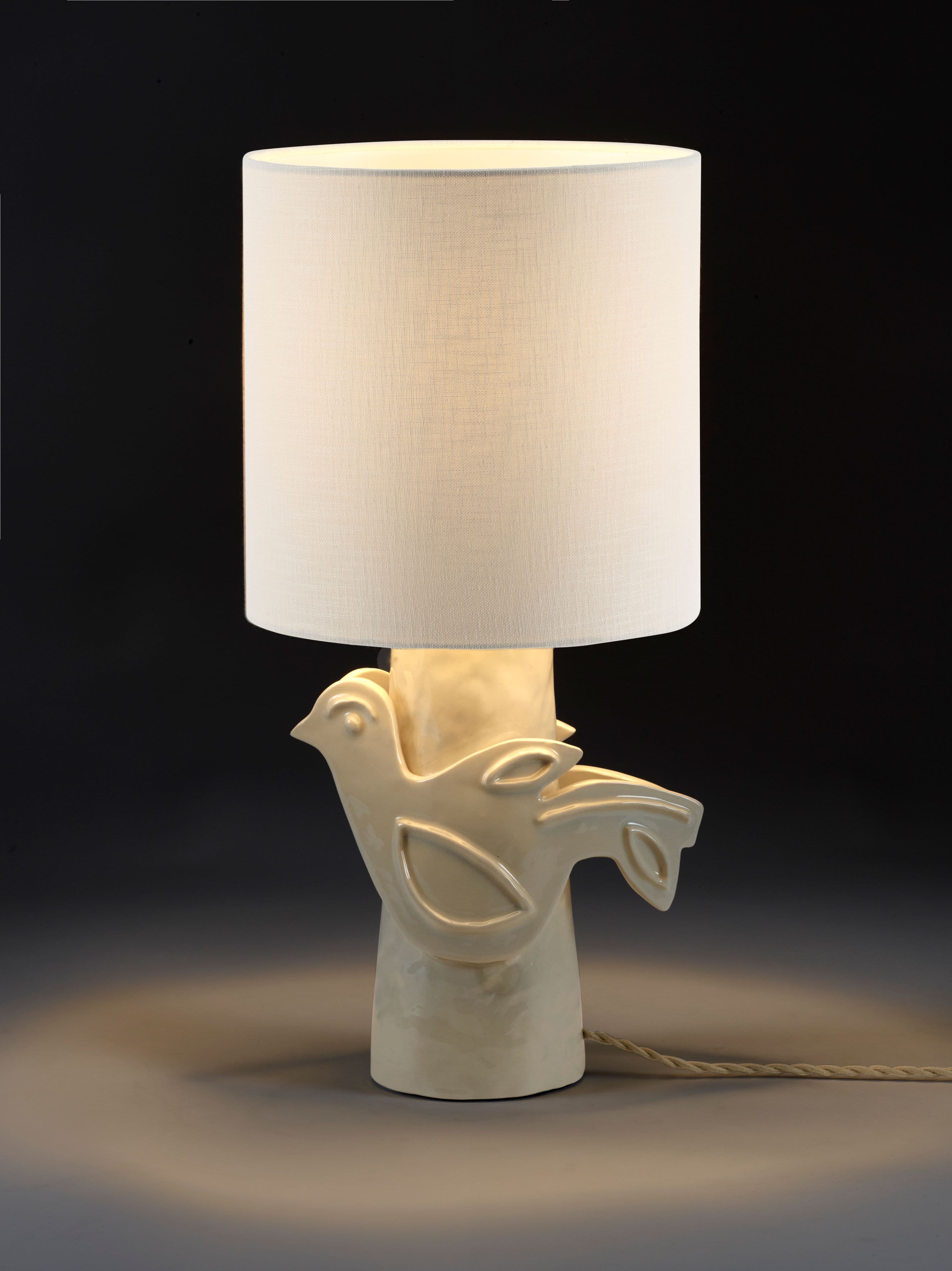 Paloma Pöytävalaisin Valkoinen 52 cm