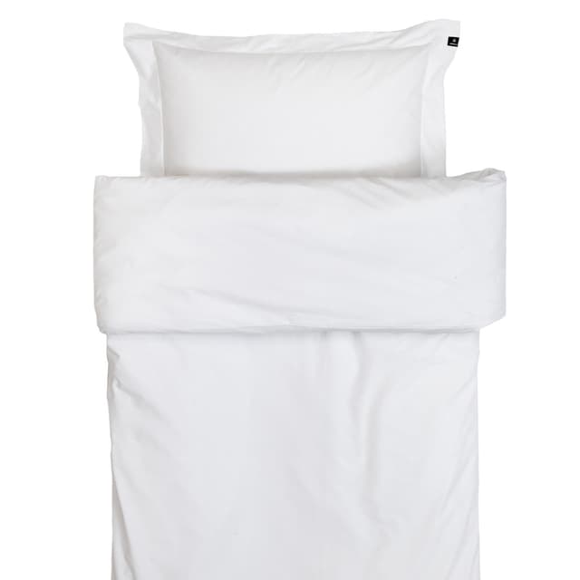 Dreamtime pussilakana GOTS percale white single