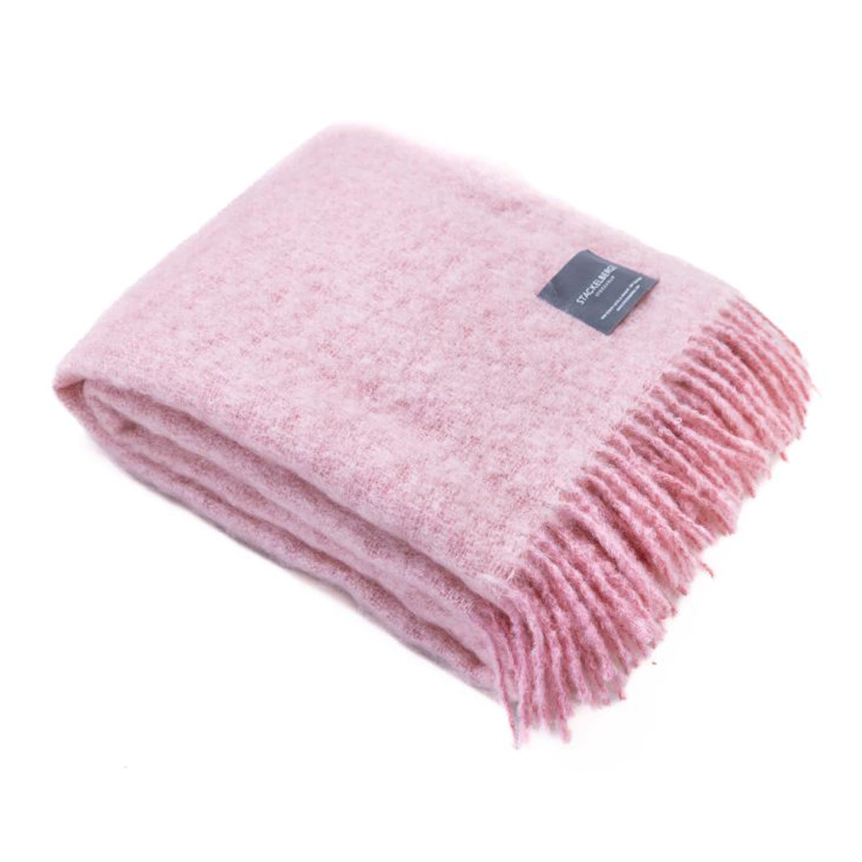 Mohair Torkkupeitto Pelagon/Pink
