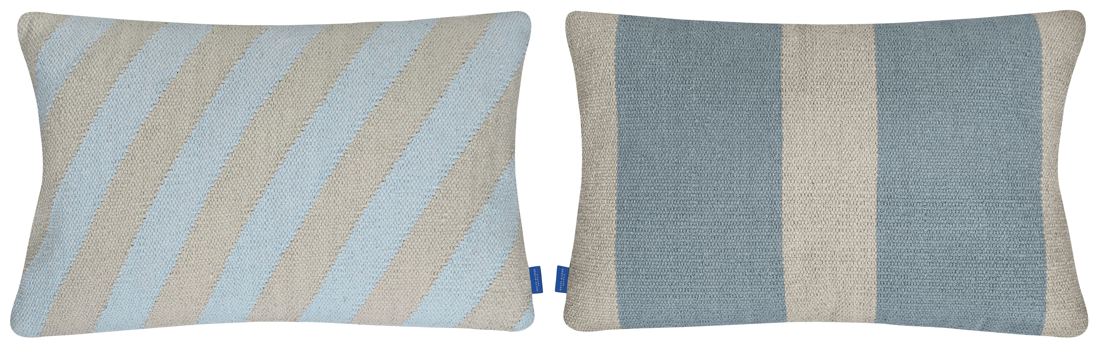 Across Kelim tyynynpäällinen light blue 40x60