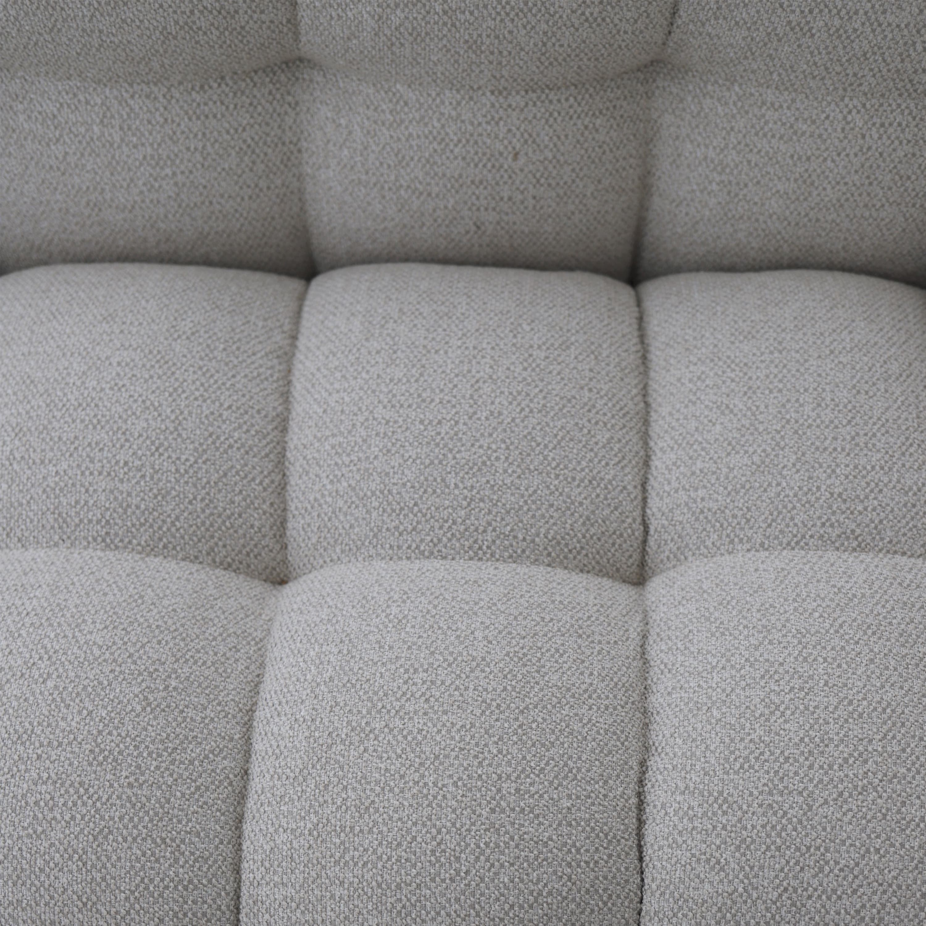 Billie 1-istuttava Sivumoduuli Vasen Käsinoja Beige Bouclé 118cm