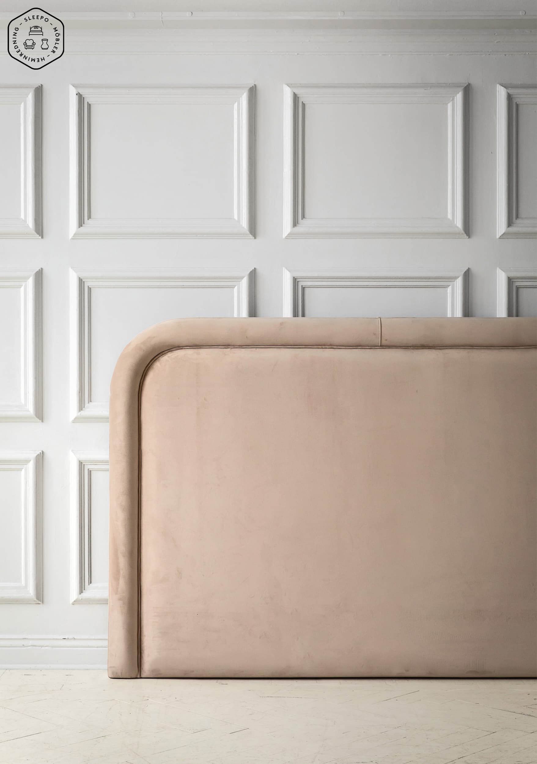 Celine Sängynpääty Sametti Beige 160 cm