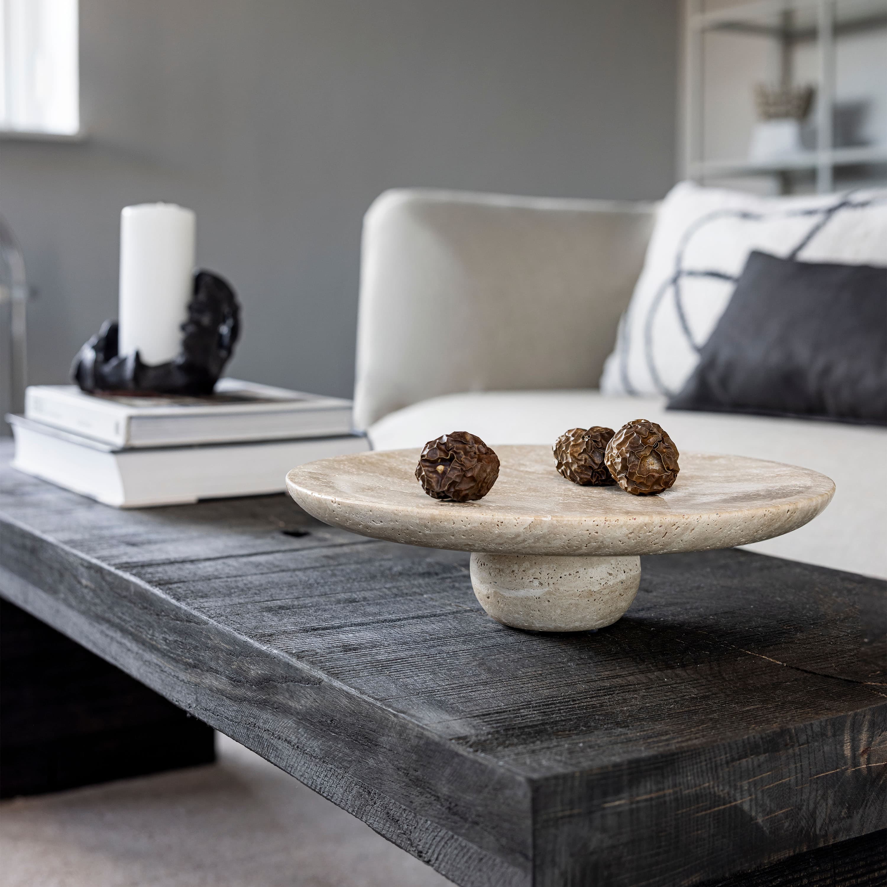 Travertine Jalusta Linen Ø32