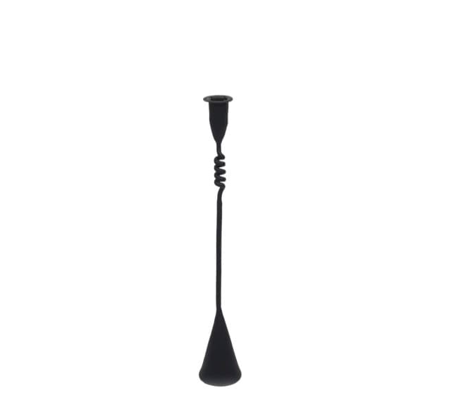 Eskil Ljusjalka Musta 43cm