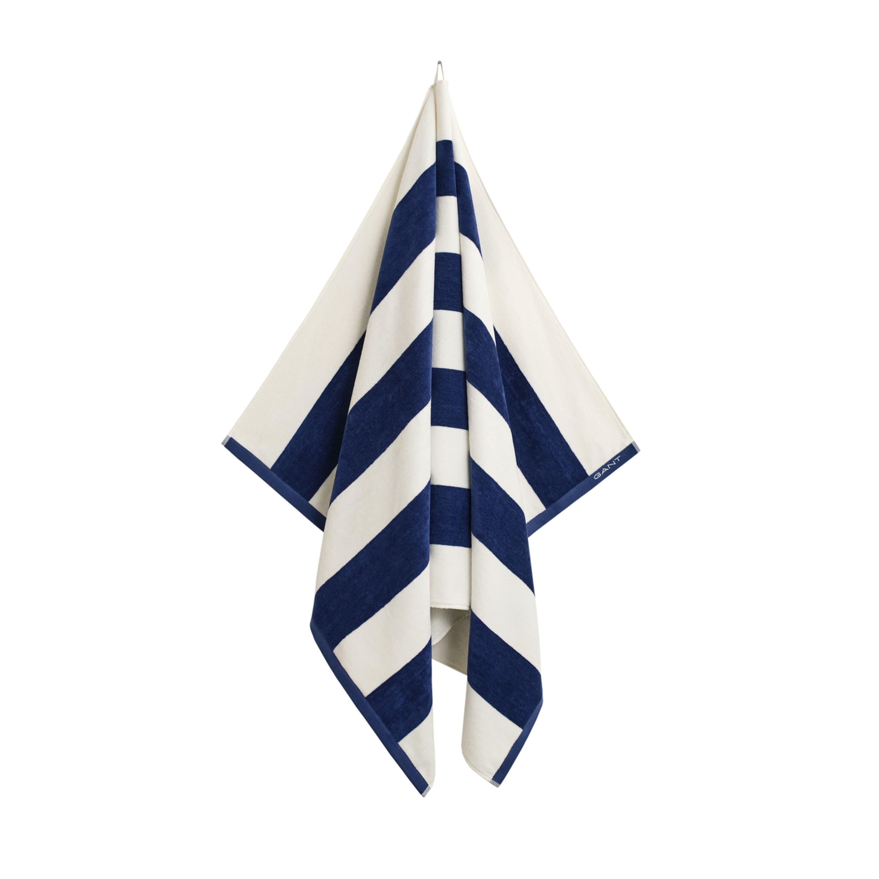 Stripe Rantapyyhe Vintage Blue